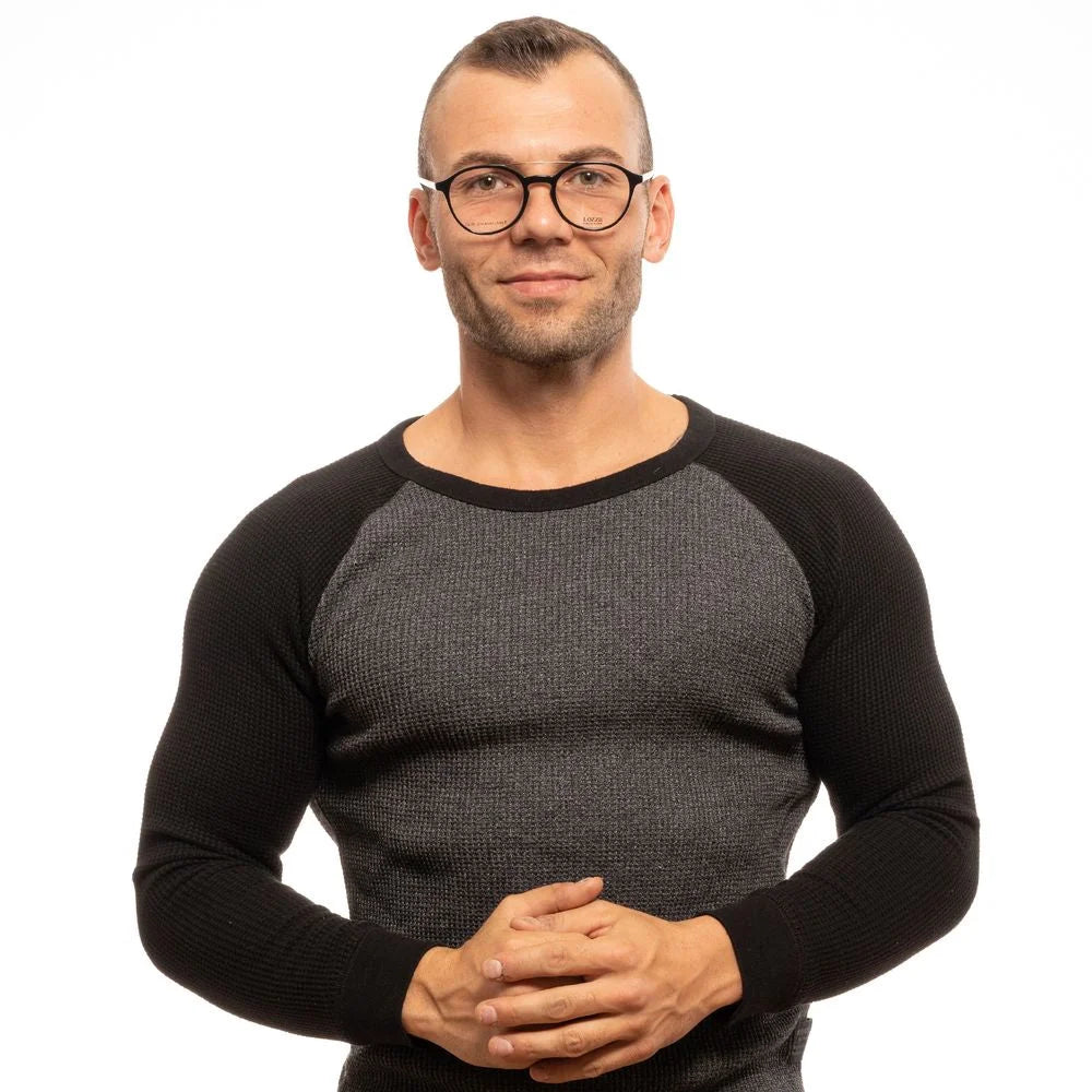 Lozza Black Unisex Glasses Frame - Eyeglasses