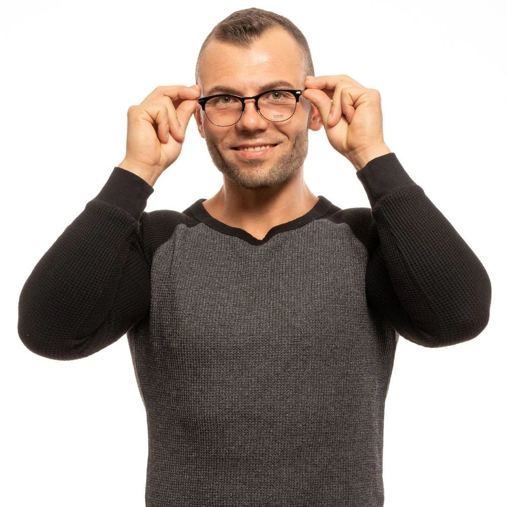 Lozza Black Unisex Glasses Frame - Eyeglasses