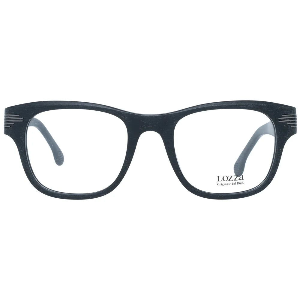 Lozza Black Unisex Glasses Frame - Eyeglasses
