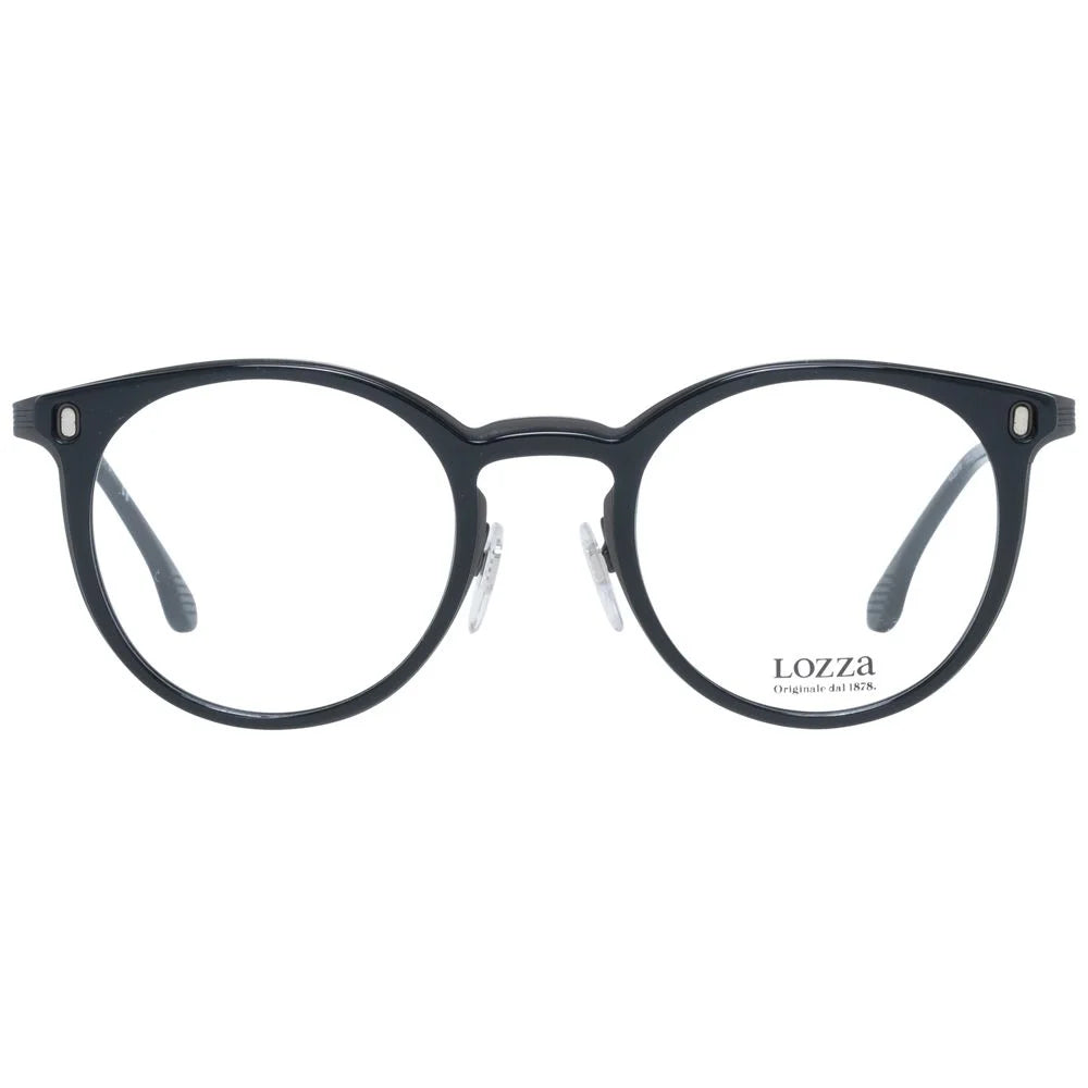 Lozza Black Unisex Glasses Frame - Eyeglasses