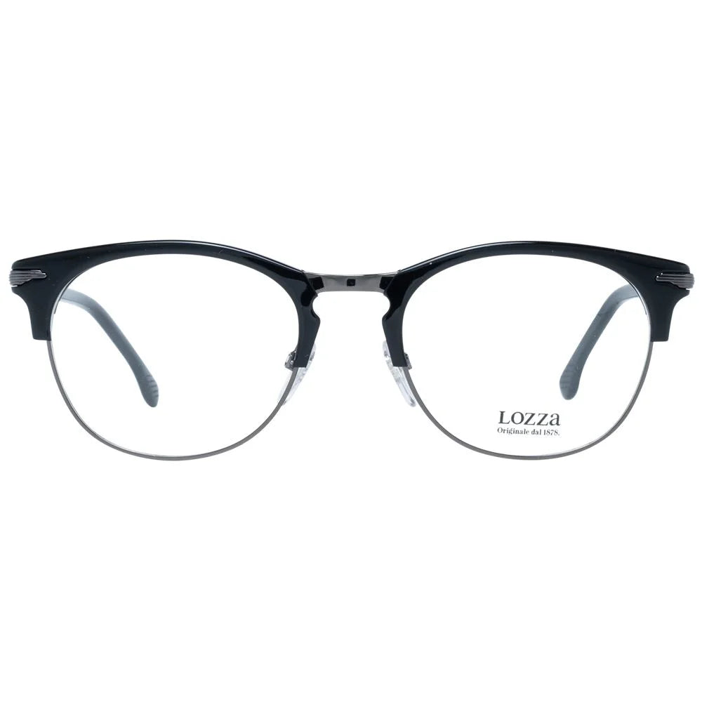 Lozza Black Unisex Glasses Frame - Eyeglasses