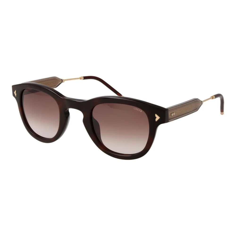 Lozza Brown Cellulose Acetate Sunglasses - Sunglasses