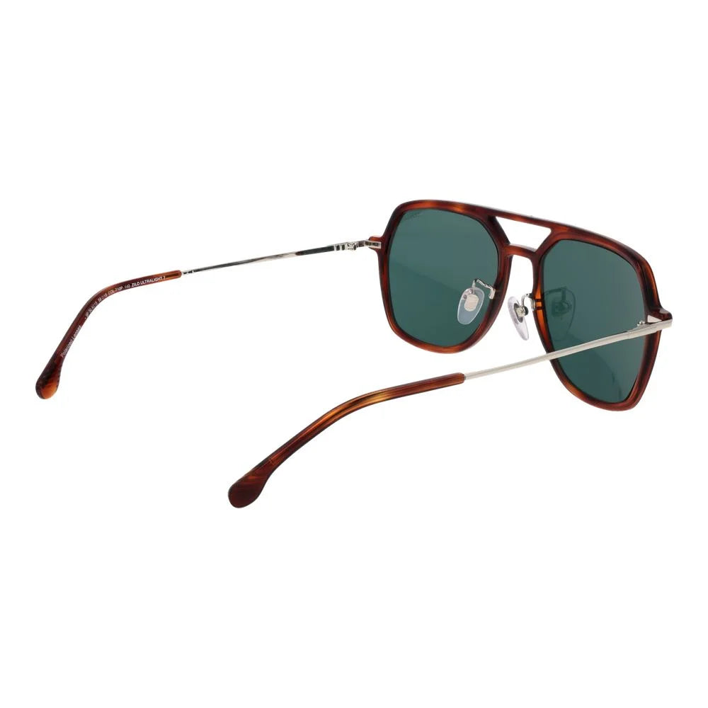 Lozza Brown Metal Sunglasses
