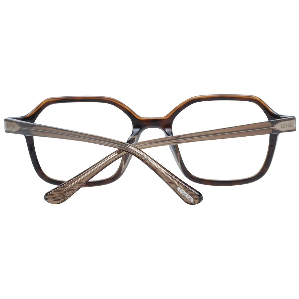 Lozza Brown Unisex Glasses Frame - Eyeglasses