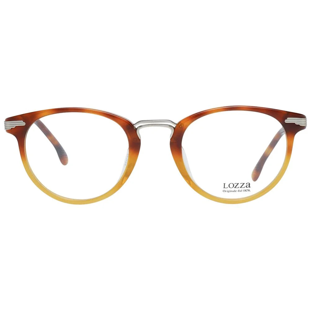 Lozza Brown Unisex Glasses Frame - Eyeglasses