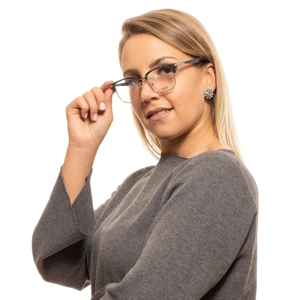 Lozza Brown Unisex Glasses Frame - Eyeglasses