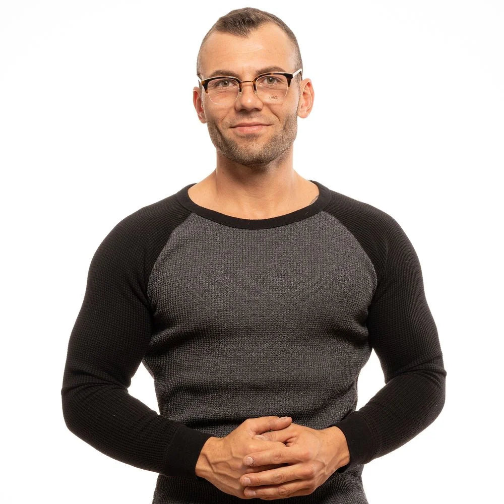 Lozza Brown Unisex Glasses Frame - Eyeglasses