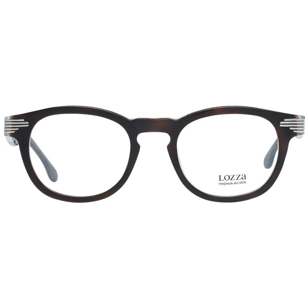 Lozza Brown Unisex Glasses Frame - Eyeglasses