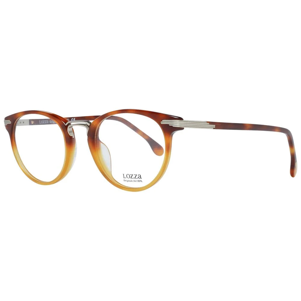 Lozza Brown Unisex Glasses Frame - Eyeglasses