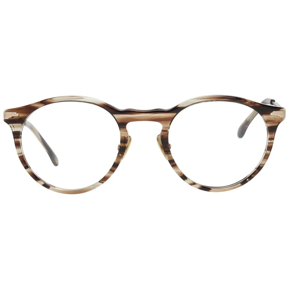 Lozza Brown Unisex Glasses Frame - Eyeglasses