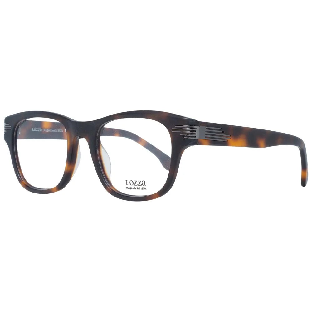 Lozza Brown Unisex Glasses Frame - Eyeglasses