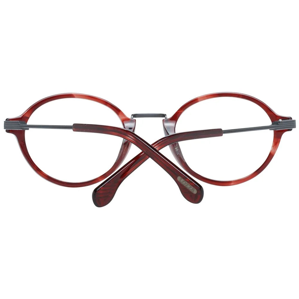 Lozza Burgundy Unisex Glasses Frame - Eyeglasses