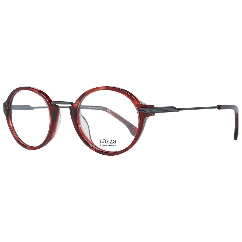 Lozza Burgundy Unisex Glasses Frame - Eyeglasses