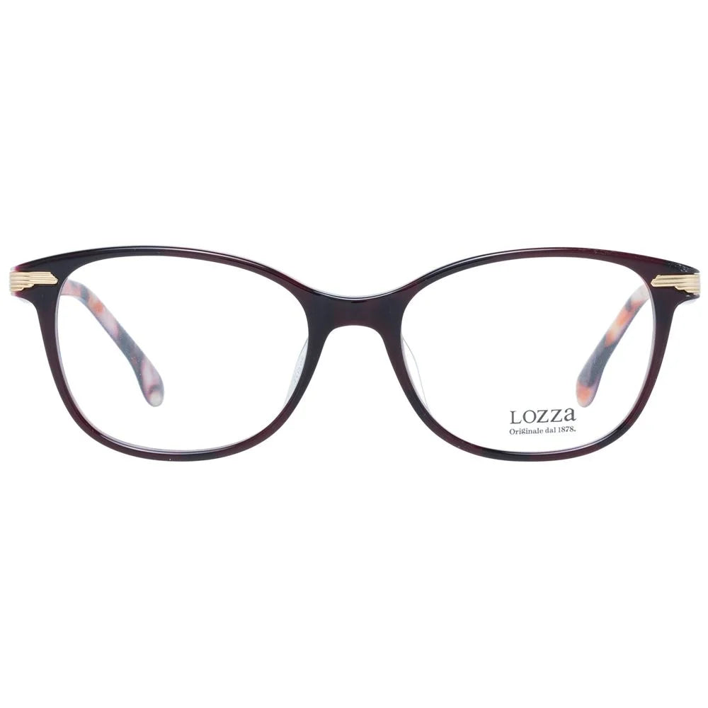 Lozza Burgundy Women Glasses Frame - Eyeglasses