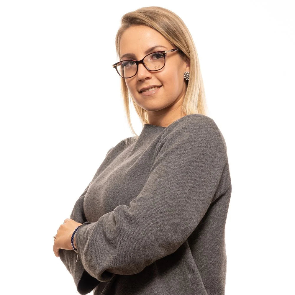 Lozza Burgundy Women Glasses Frame - Eyeglasses