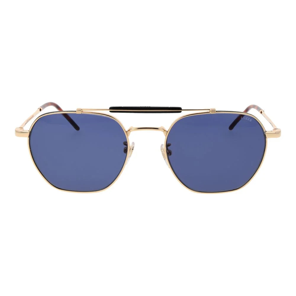 Lozza Gold Metal Sunglasses