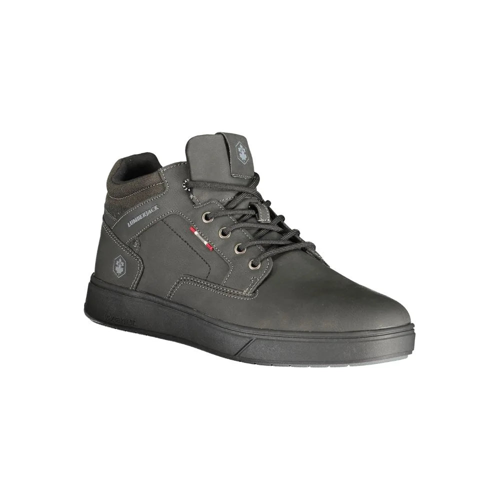 Lumberjack Black Polyester Sneaker