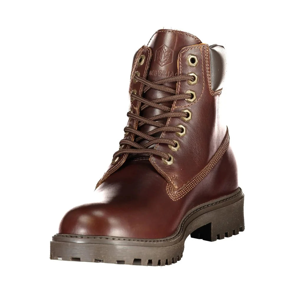 Lumberjack Brown Polyester Sneaker