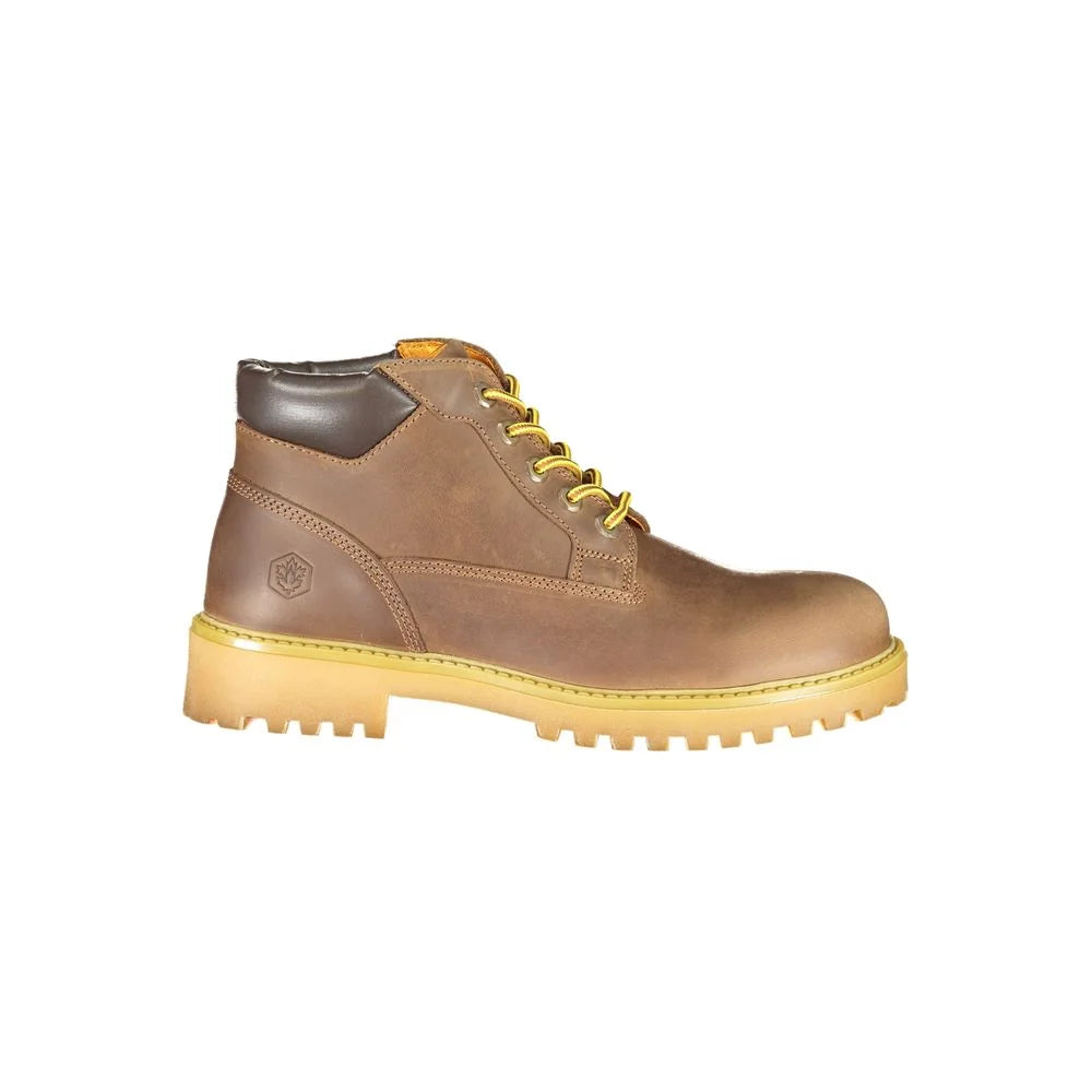 Lumberjack Brown Polyester Sneaker