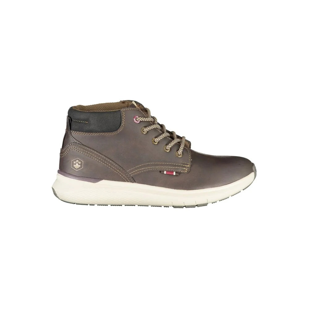 Lumberjack Brown Polyester Sneaker - EU42/US9