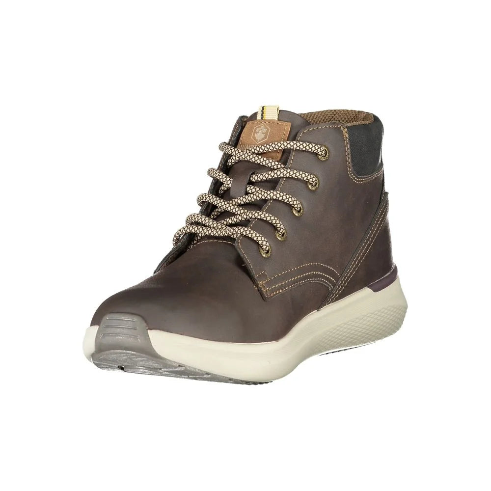 Lumberjack Brown Polyester Sneaker - EU42/US9