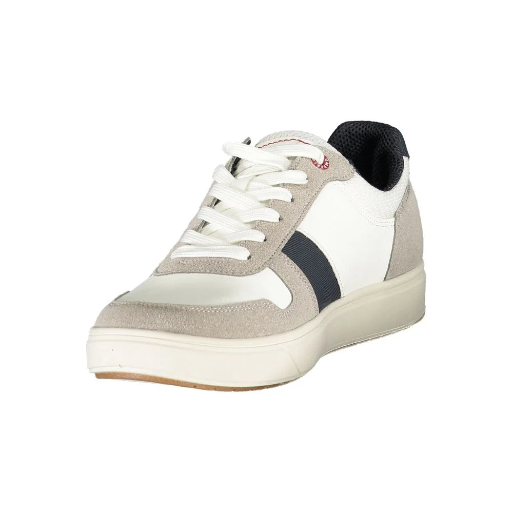 Lumberjack White Polyester Sneaker