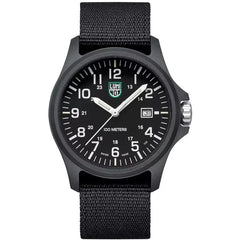 Zegarek sportowy Luminox czarny z nylonu - Zegarki