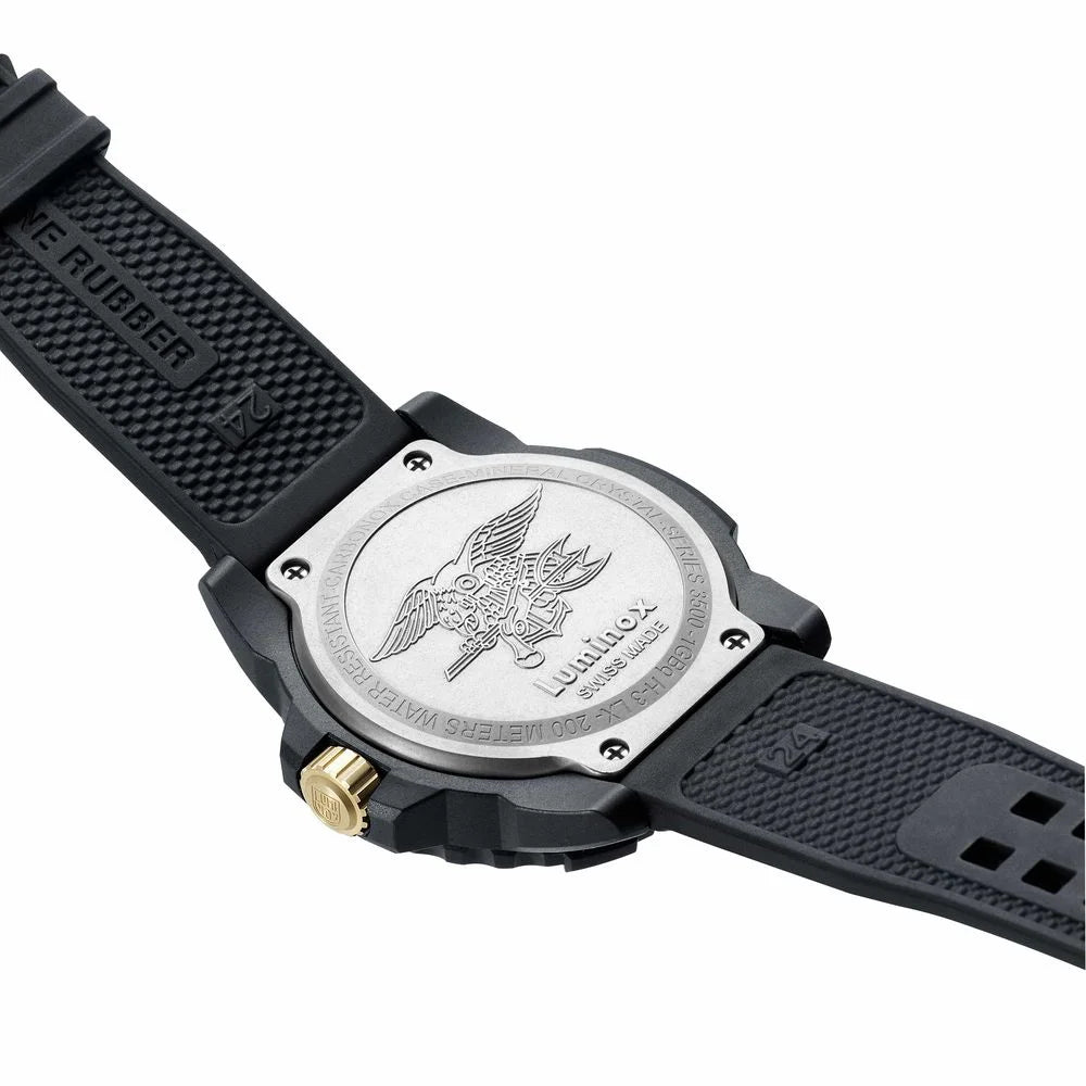 Montre de sport en caoutchouc noir Luminox - Montres