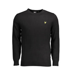 Lyle & Scott Black Cotton Sweater - S - Sweaters
