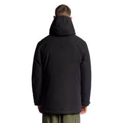 Lyle & Scott Black Polyester Parka - IT48 | L