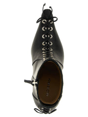 MACH & MACH Black Calfskin Ankle Boots - EU41/US11