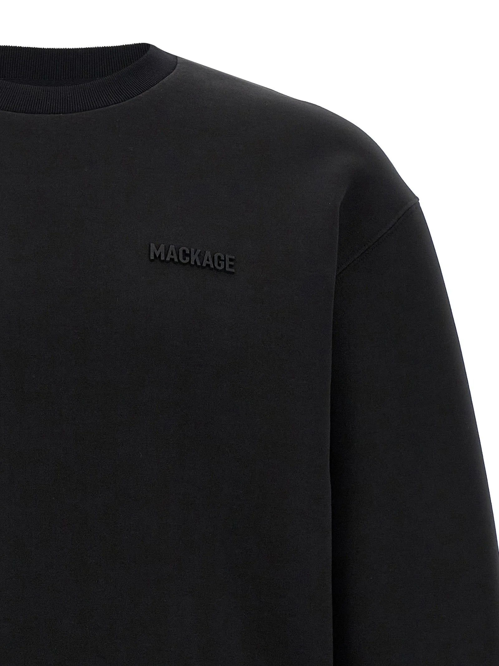 Mackage Black Cotton Sweatshirt