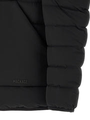 Mackage Black Nylon Full-Length Jacket