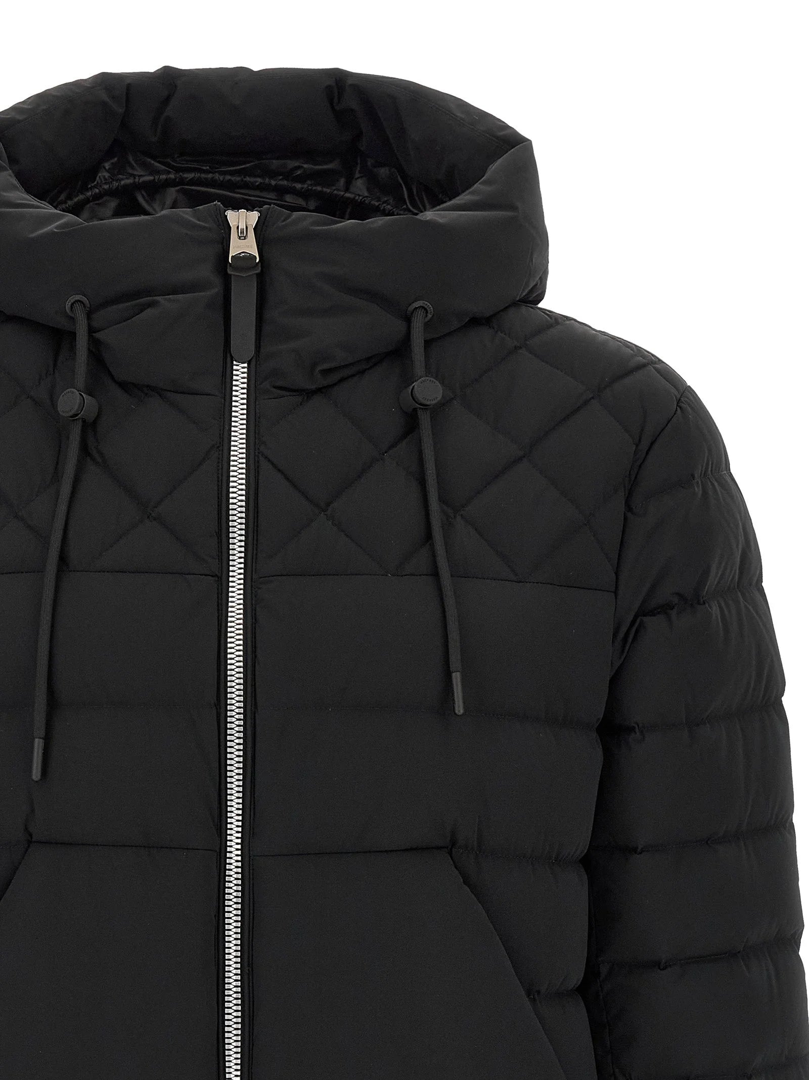 Mackage Black Nylon Full-Length Jacket