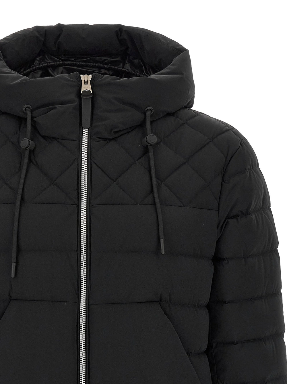 Mackage Black Nylon Full-Length Jacket