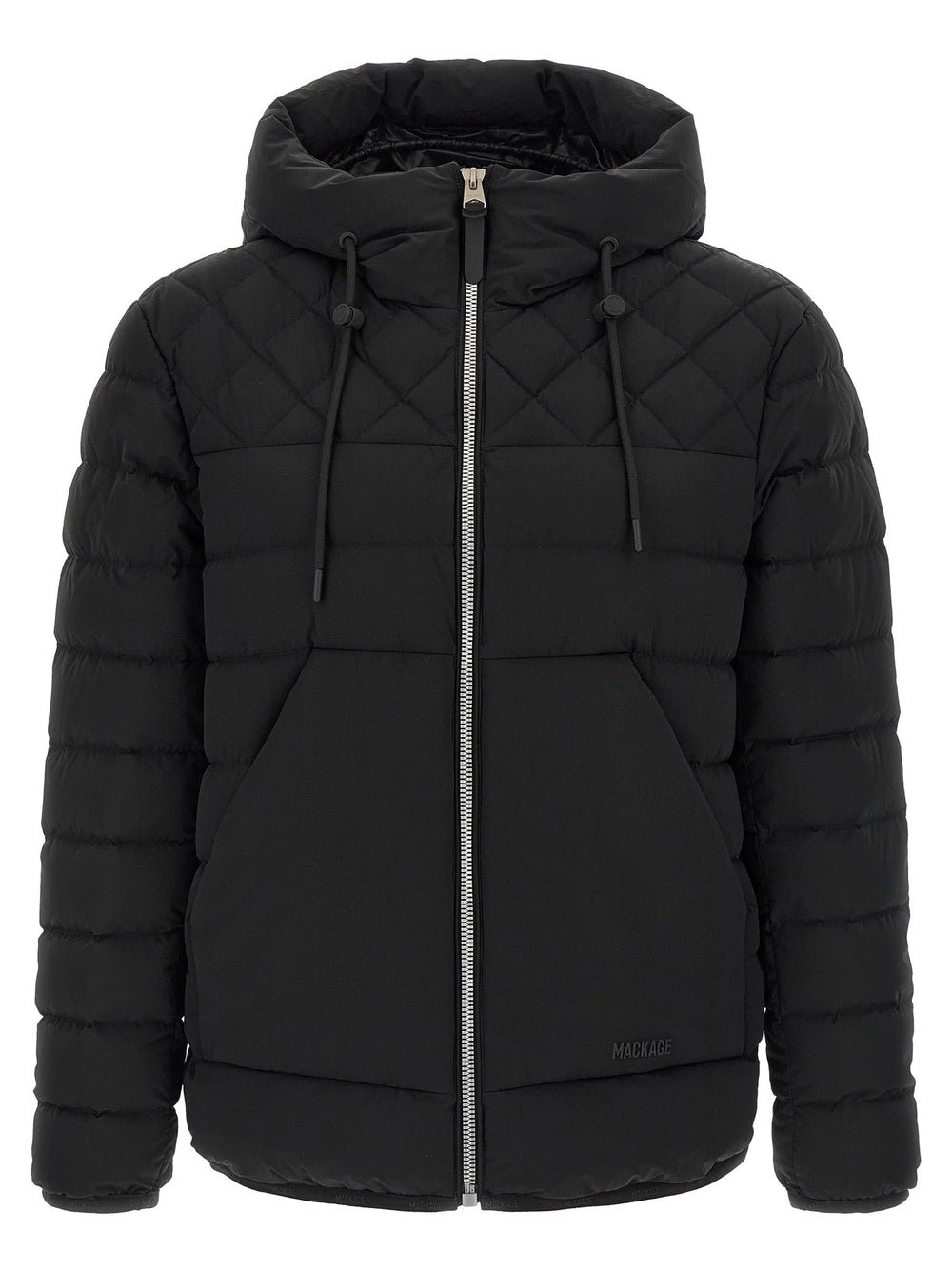 Mackage Black Nylon Full-Length Jacket