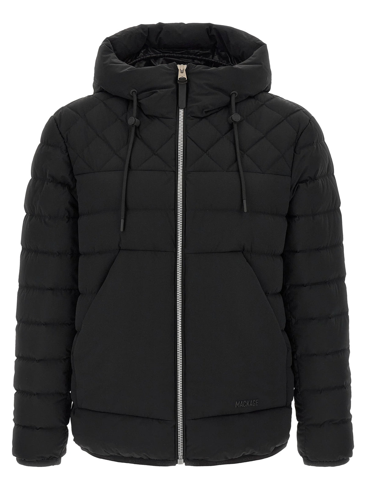 Mackage Black Nylon Full-Length Jacket