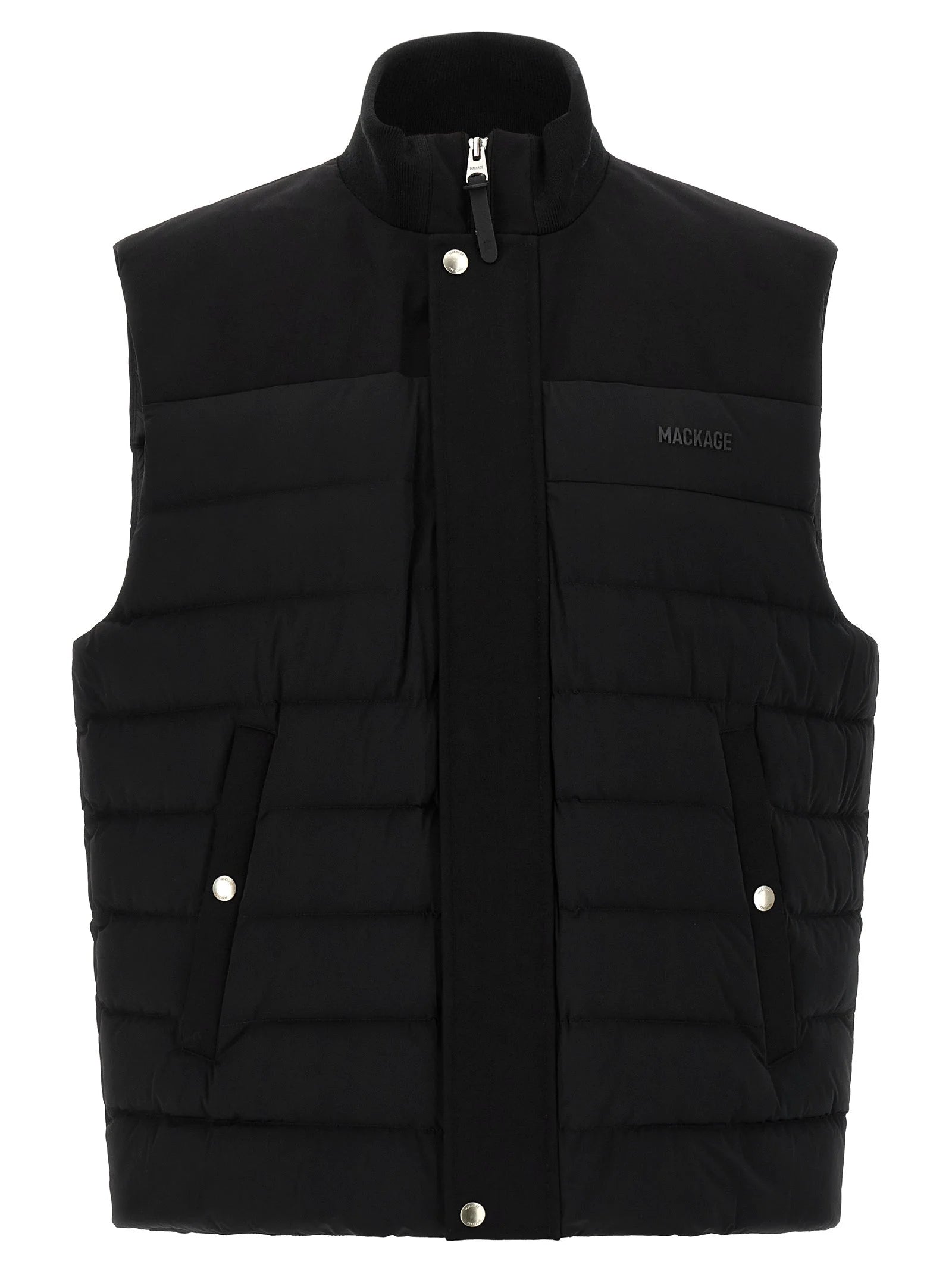 Mackage Black Nylon Sleeveless Jacket