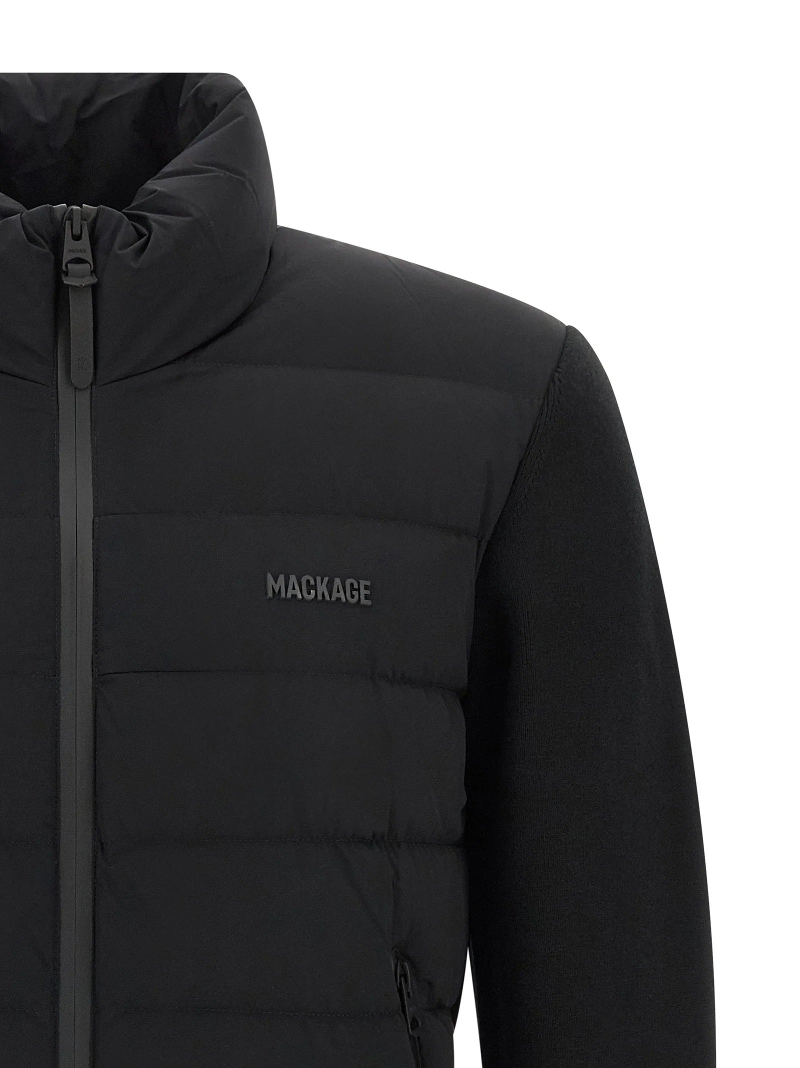 Mackage Blue Nylon Cardigan - XL