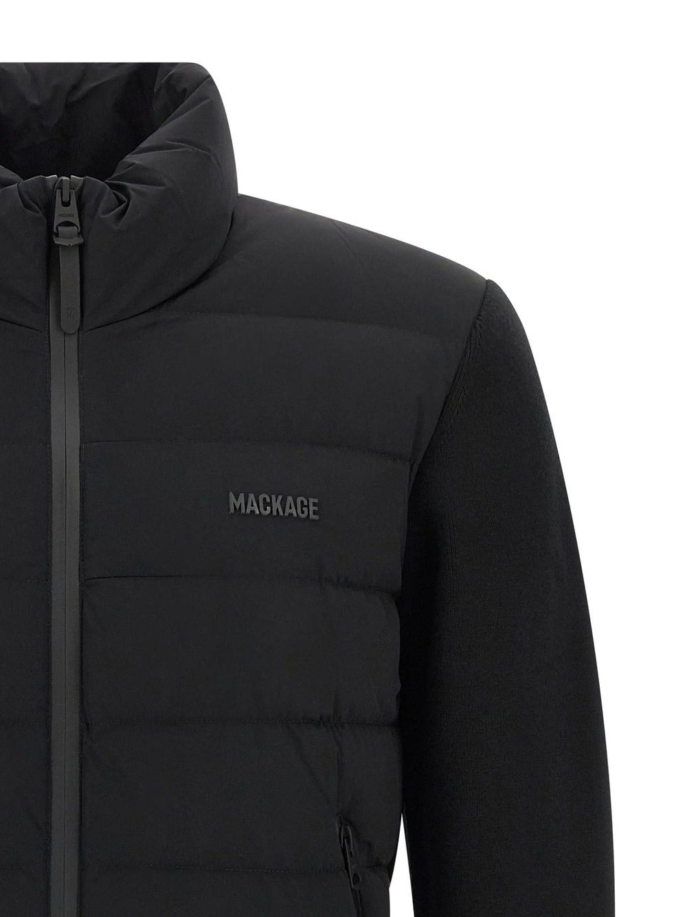 Mackage Blue Nylon Cardigan - XL