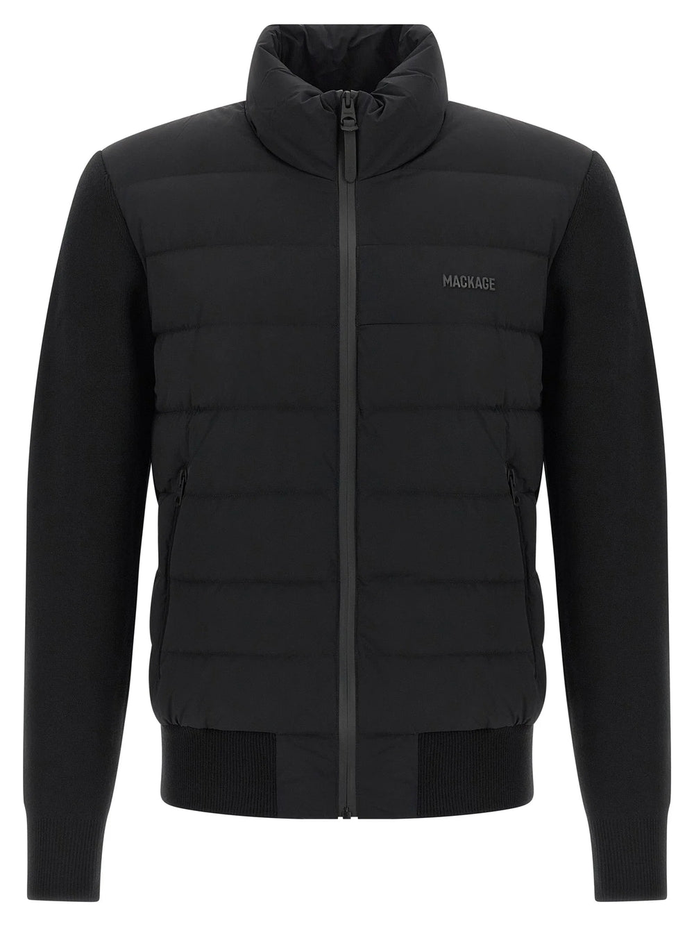 Mackage Blue Nylon Cardigan - XL