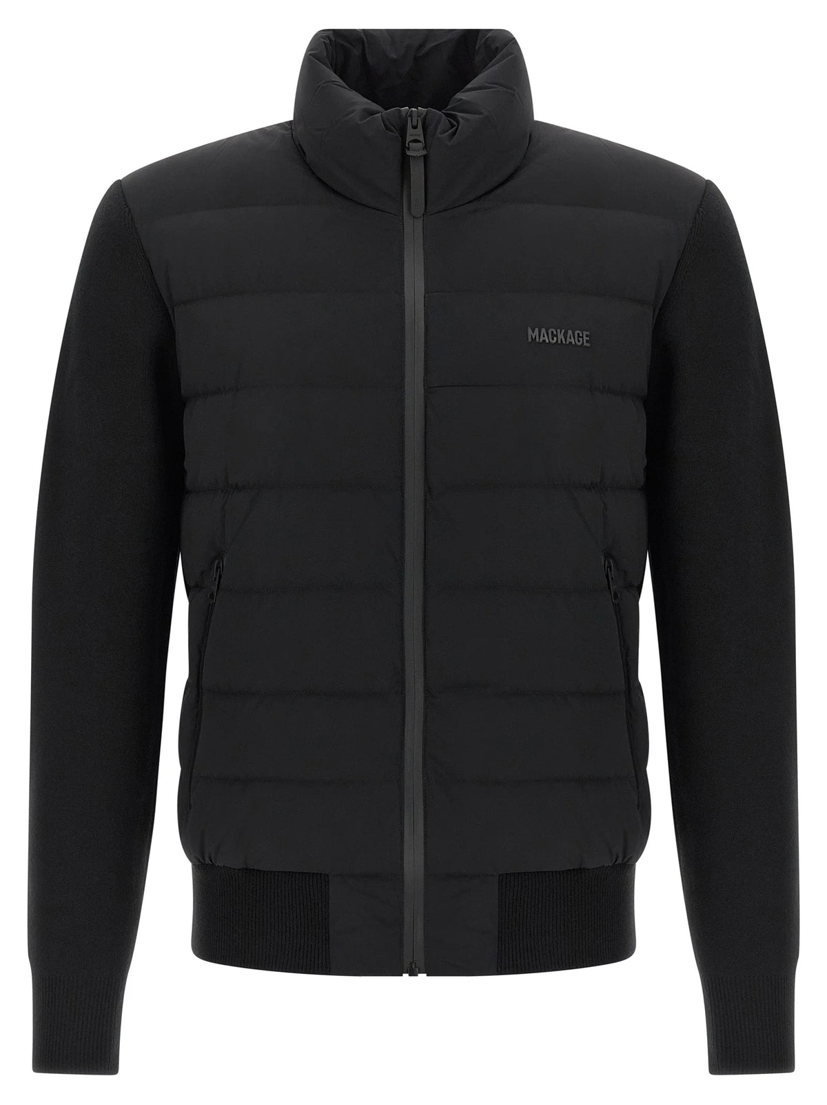 Mackage Blue Nylon Cardigan - XL