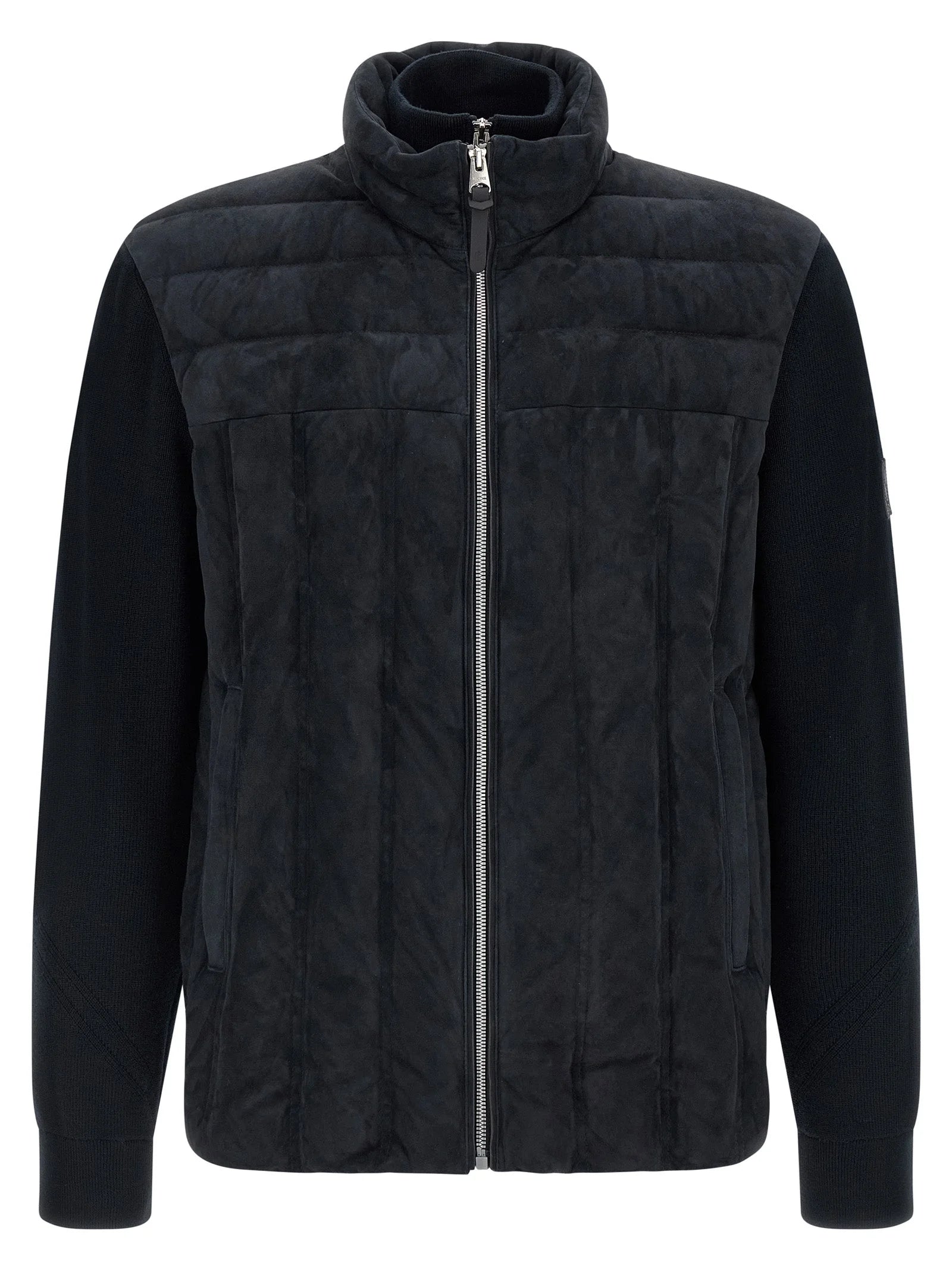 Mackage Blue Virgin Wool Full-Length Jacket