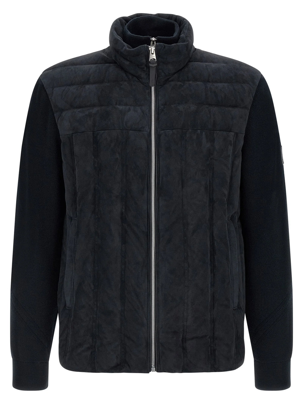 Mackage Blue Virgin Wool Full-Length Jacket