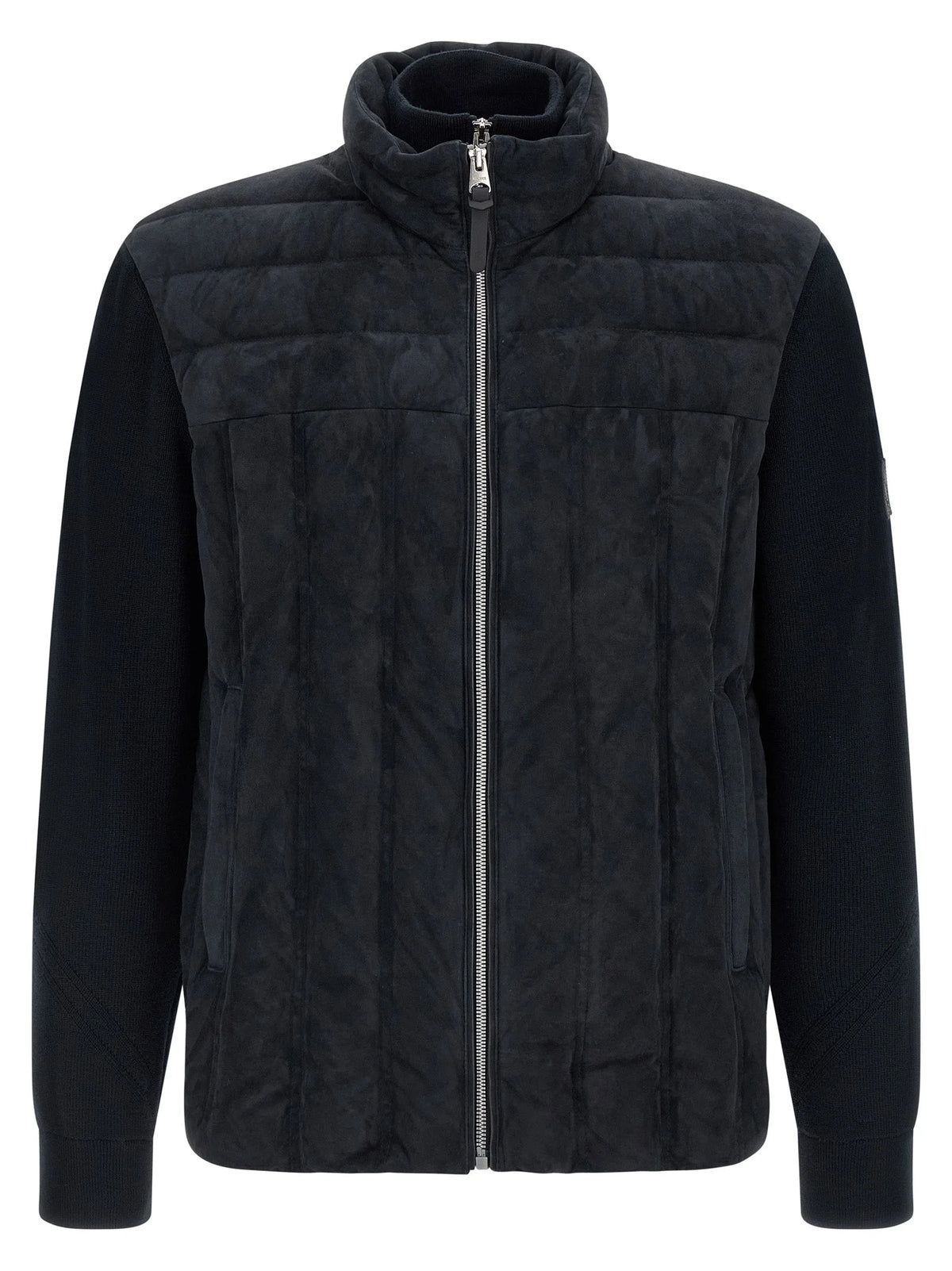Mackage Blue Virgin Wool Full-Length Jacket