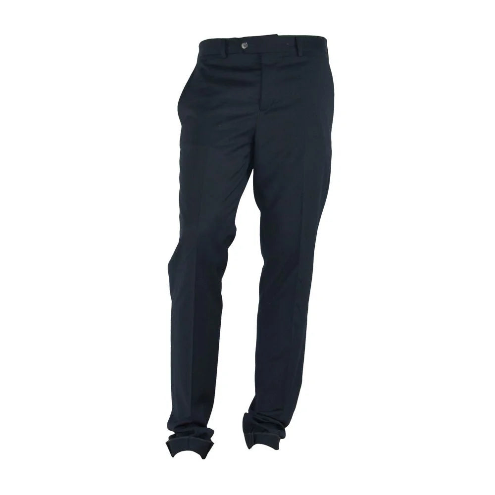 Made in Italy Black Polyester Men’s Trouser - Trousers