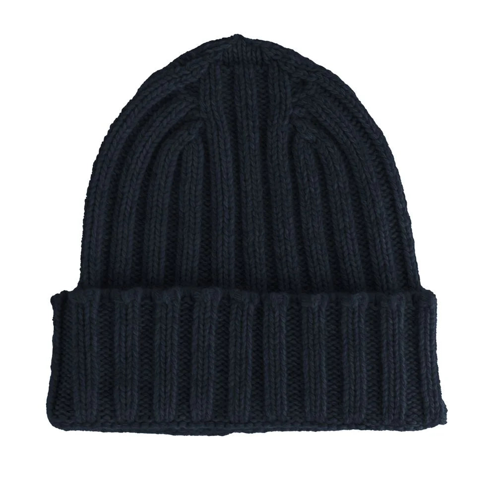 Made in Italy Blue Cashmere Hat - UNI - Beanies