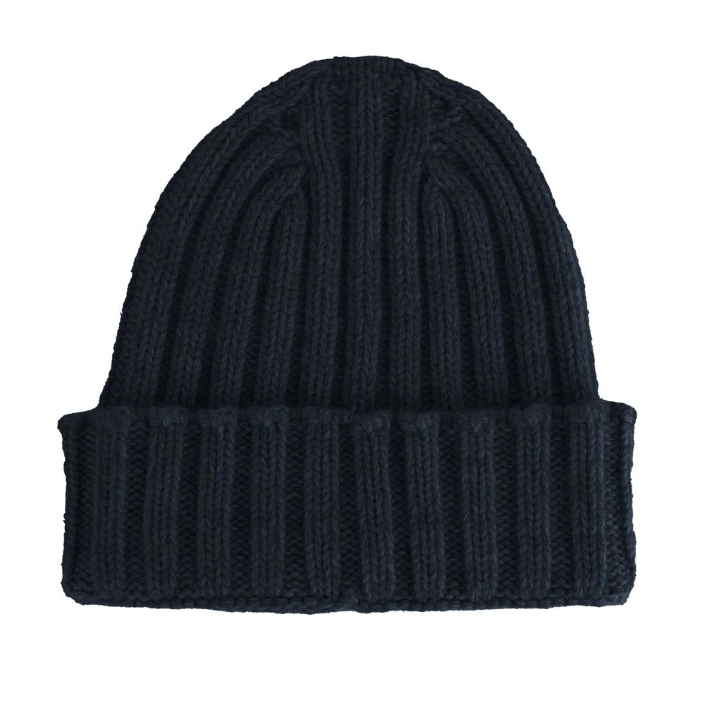 Made in Italy Blue Cashmere Hat - UNI - Beanies