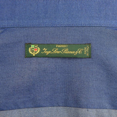 Made in Italy Blue Cotton Men’s Shirt