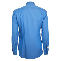 Made in Italy Blue Cotton Men’s Shirt